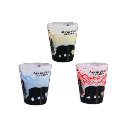 Mountain Scene with Bear Shot Glass