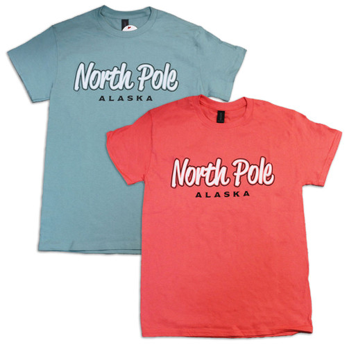 Retro Letters North Pole T-Shirt