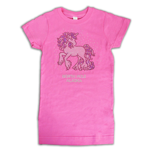 Rhinestone Unicorn Shirt for Kids