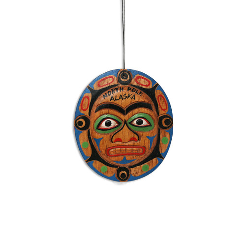 Totem Moon Ornament by Chinook Winds