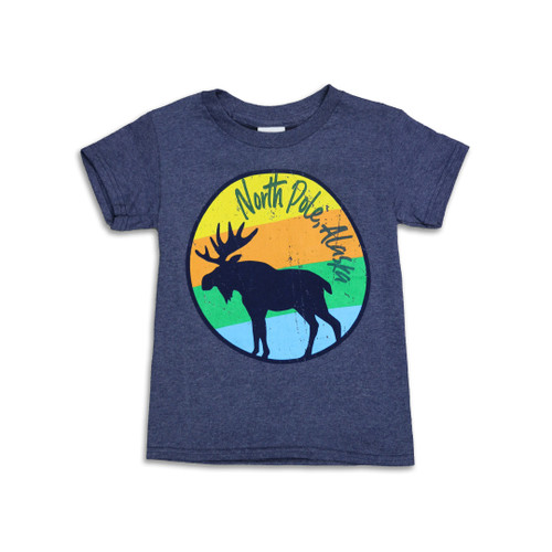 Moose Ribbon T-Shirt for Kids