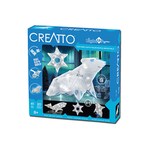 Northern Lights Polar Bear & Winter Pals Creatto