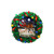 Santa Claus House Wreath Magnet
