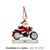 Personalized "Motorcycle Santa" Ornament