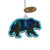 Moose & Bear Aurora Wood Ornaments