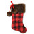 Buffalo Plaid Stocking with Sequins
