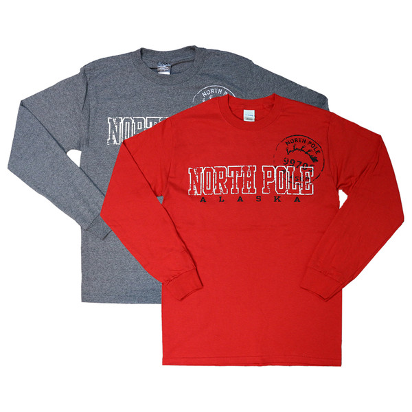 North Pole Postmark Long Sleeve T-Shirt