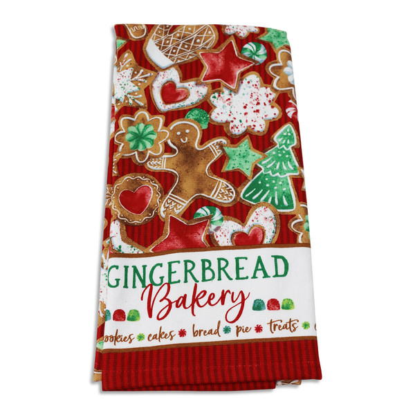 Gingerbread Bakery Terry Towel