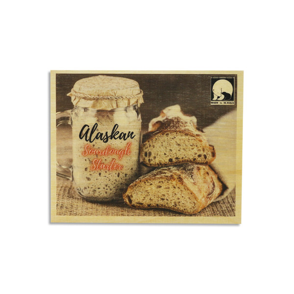 Alaskan Sourdough Starter Wooden Envelope Alaskan Sourdough Starter Wooden Envelope