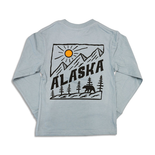 Breezy Mountain Long Sleeve T-Shirt for Kids