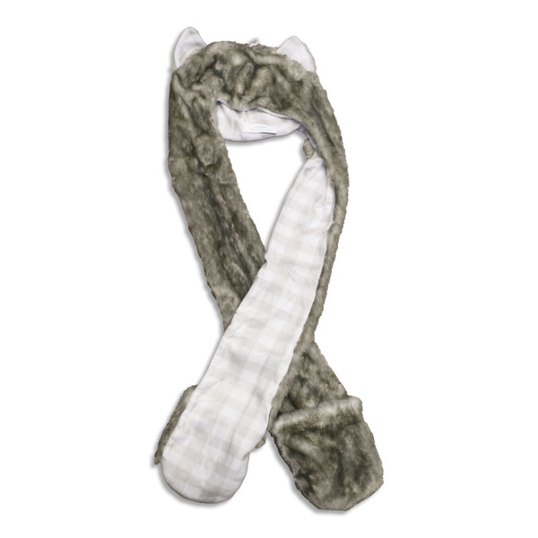 Husky with Plaid Lining Adult Hat