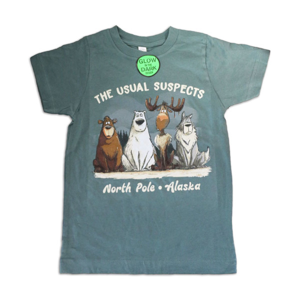 North Pole Usual Suspects Shirt for Kids