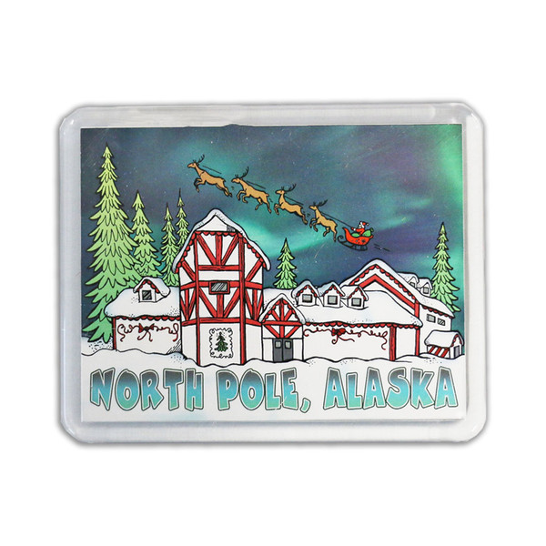 Santa Claus House Magnet