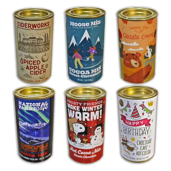 Assorted McSteven's 7oz Cocoa Tins