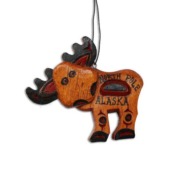 Totem Flat Moose Ornament by Chinook Winds