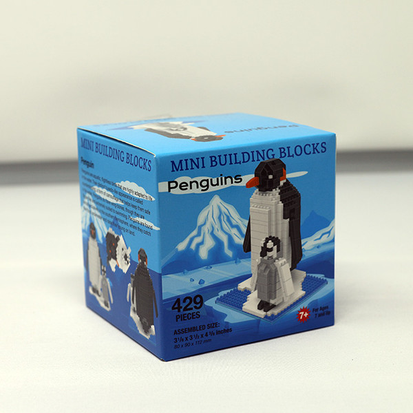 Penguin Mini Building Blocks Set