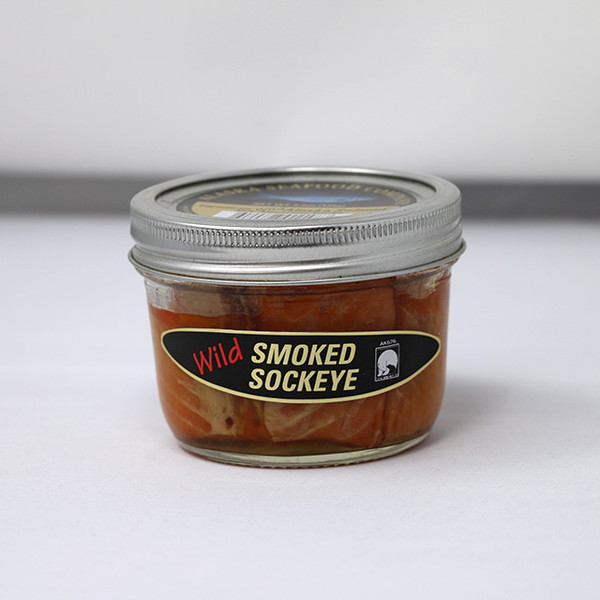 Wild Alaska Smoked Sockeye Salmon-Jar