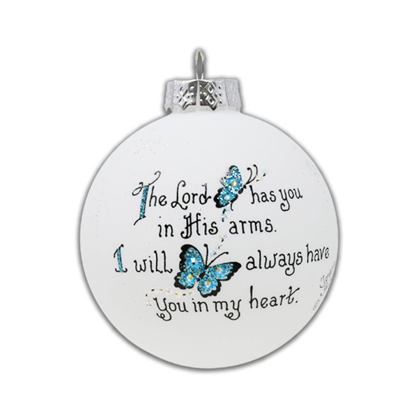 "Butterfly Memorial" Ball Ornament by Heart Gifts