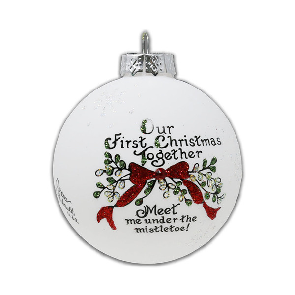 "First Christmas Together" Ball Ornament by Heart Gifts
