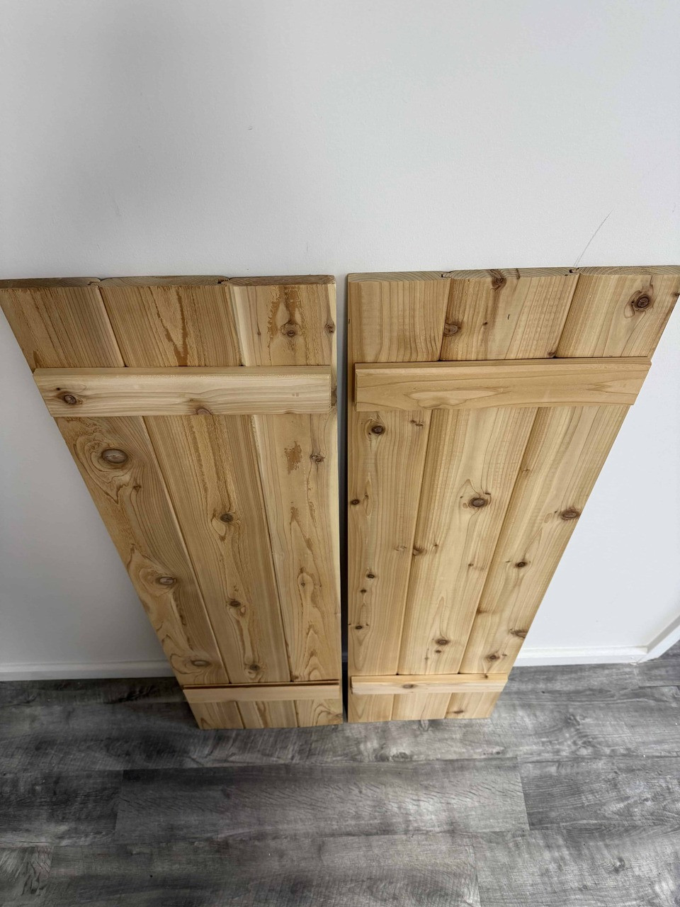 Board & Batten Rustic Double Swing Doors Saloon Doors