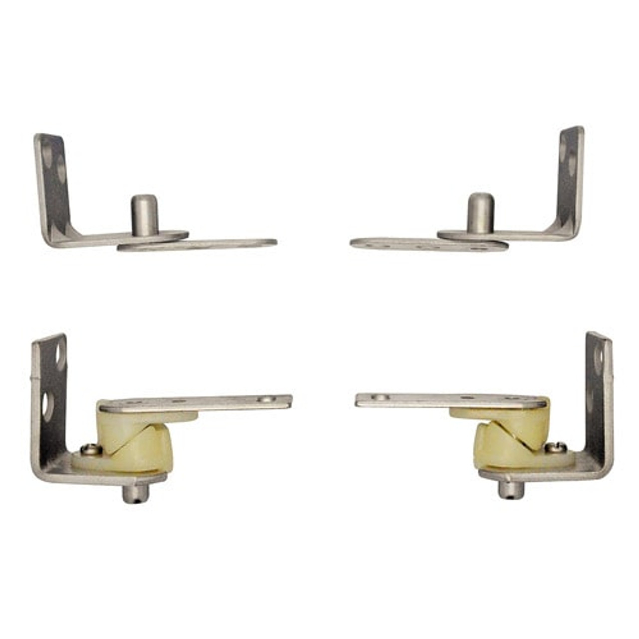 Satin Chrome Gravity Hardware Saloon & Cafe Door Hinges