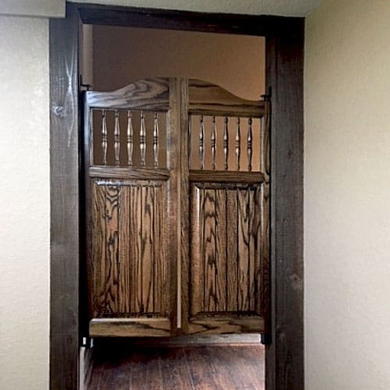 Timeless Craftsman Beadboard Saloon Doors