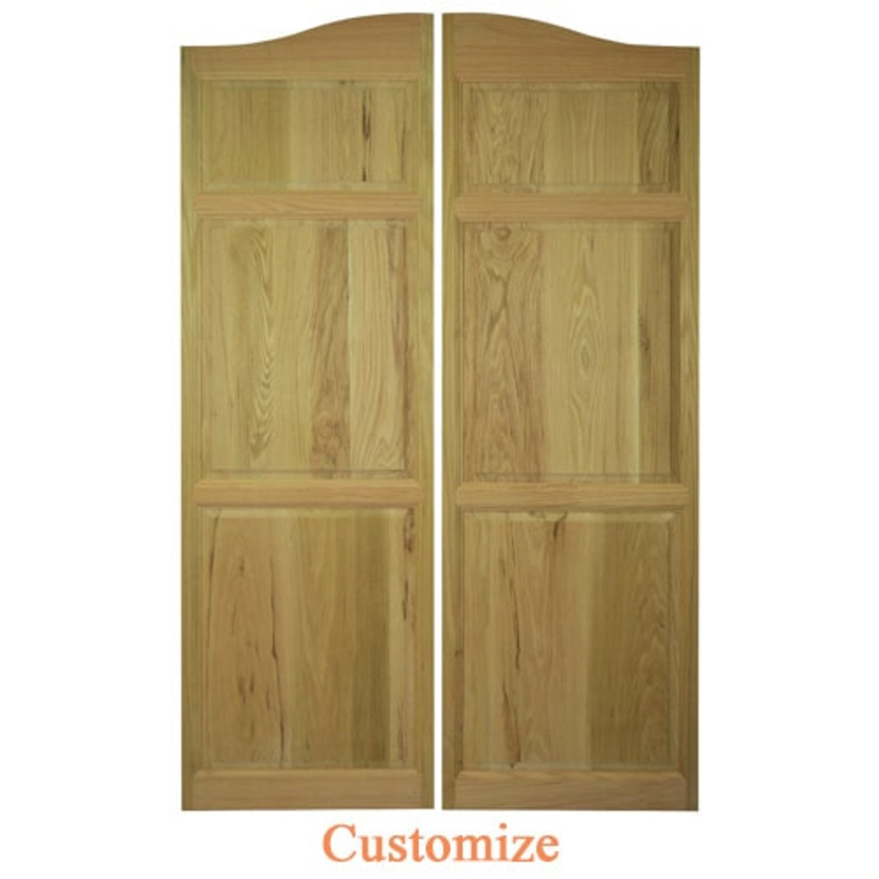 Arch Top Full Length Cafe Interior Doors Swinging Cafe Doors