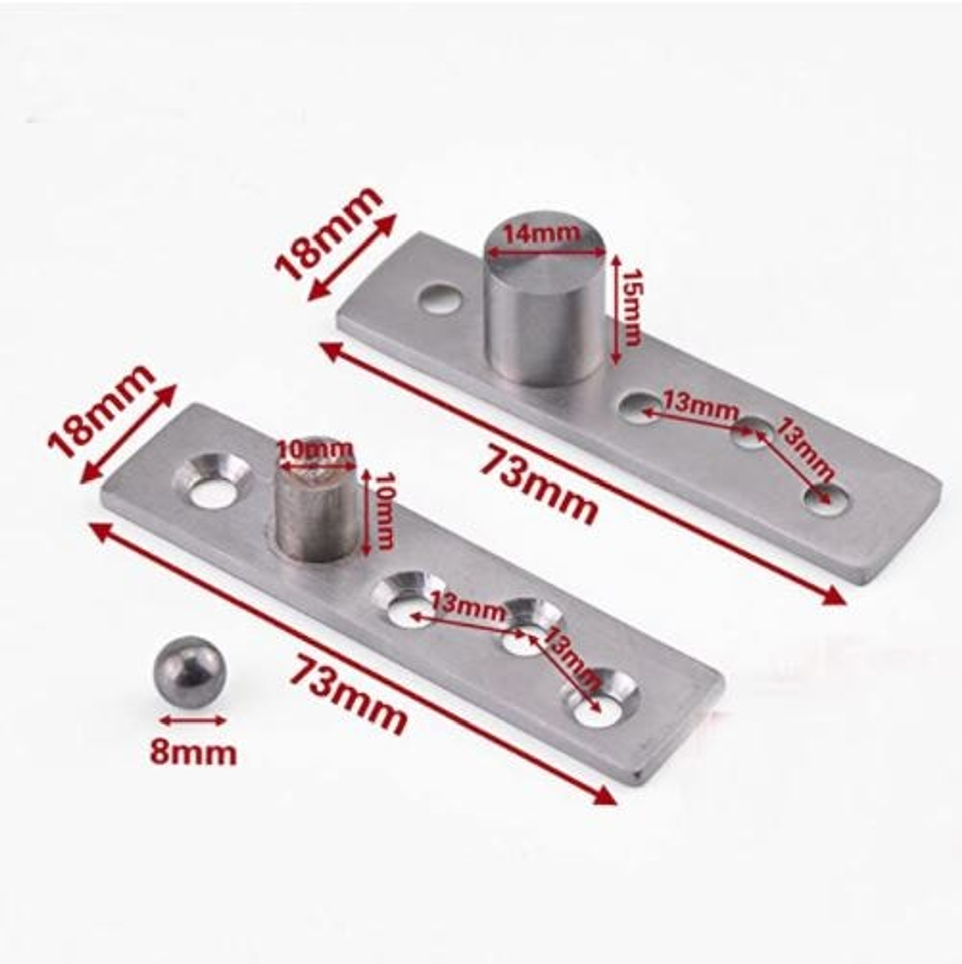 Stainless Steel Hidden Pivot Door Hardware Pivot Hinge