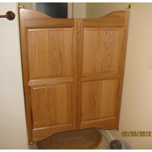 Cottage Style Double Arch Saloon Doors Swinging Cafe Doors