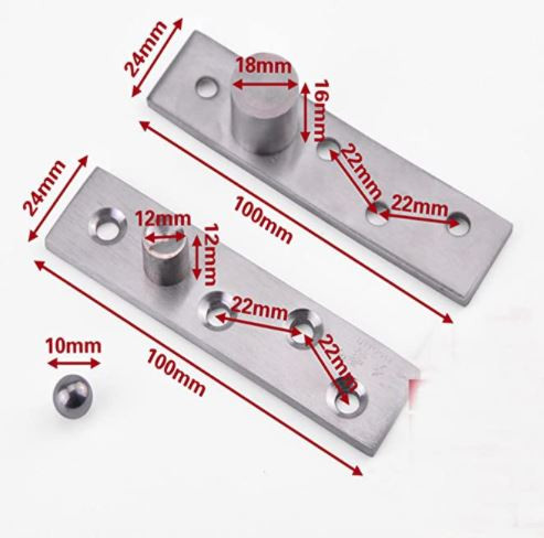 Stainless Steel Hidden Pivot Door Hardware Pivot Hinge
