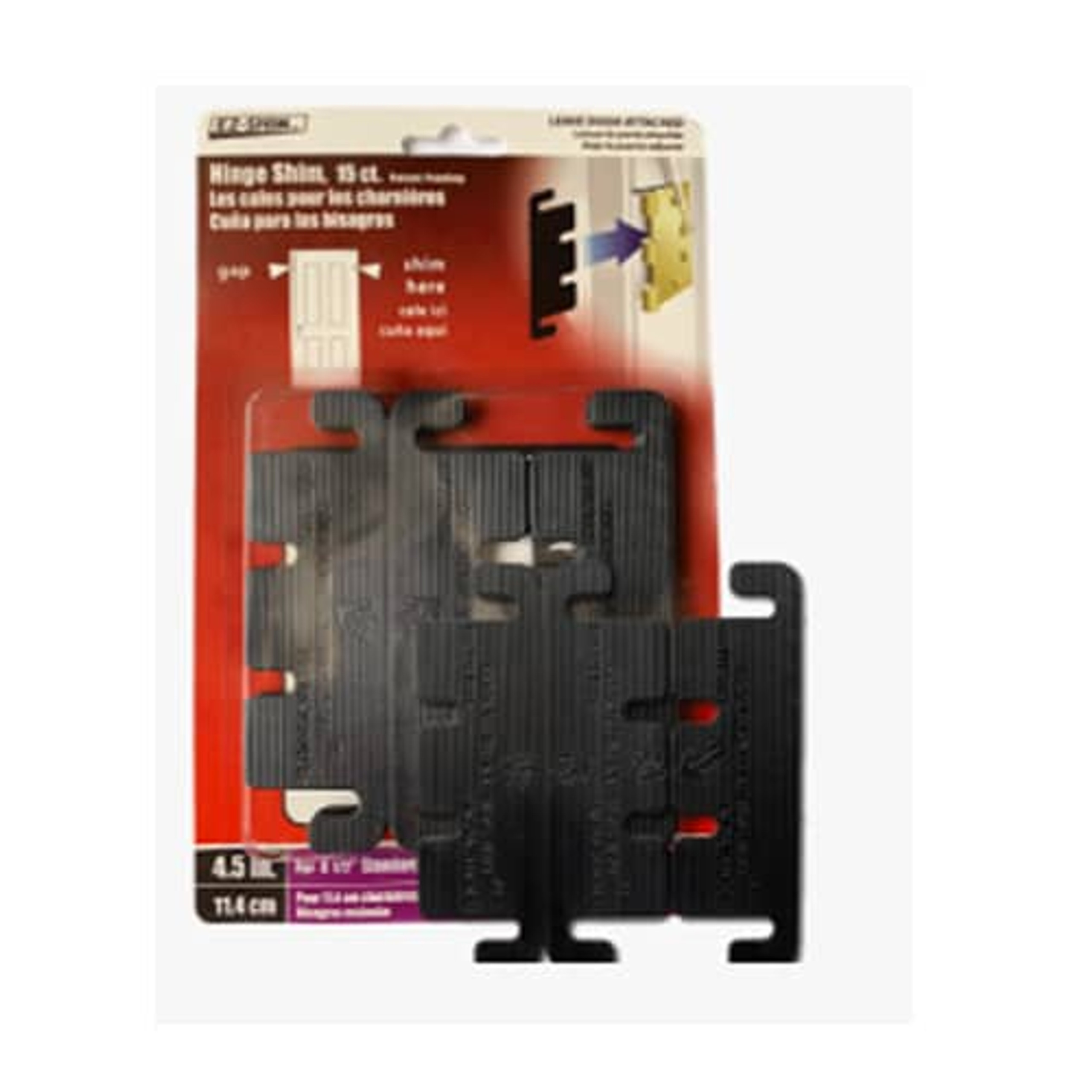 4.5" EZ Shims for Door Hinges 15 count