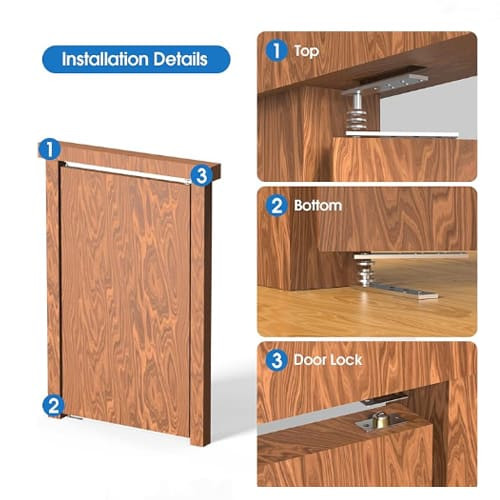 Heavy Duty Hidden Pivot Hinge 360 Rotation Murphy Door Hinge