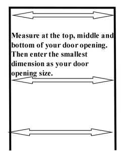 ​How Do you Measure for Double Swinging Doors?