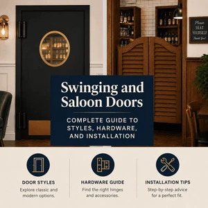 Swinging and Saloon Doors: Complete Guide to Styles, Hardware, and Installation
