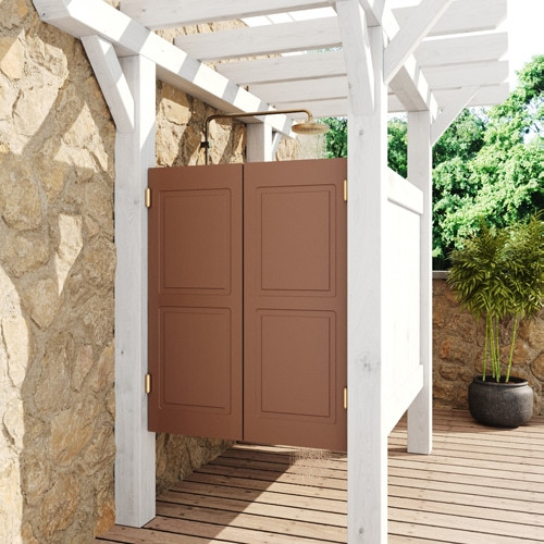 Outdoor Shower Polywood Doors 