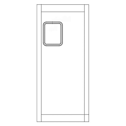 Single Square Vista Swinging Door