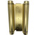 7.5" Double Action Spring Hinge- Heavy Duty Polished Brass