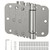 4" x 4" single action hinge 3 pack 