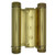 6" Double Action Spring Hinge Polished Brass