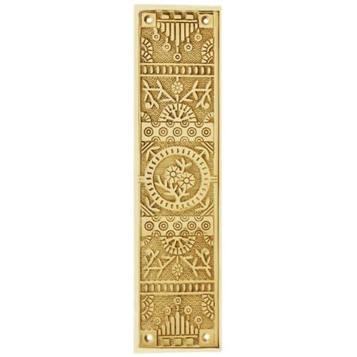 Decorative Cast Brass Push Plate Brass Push Plate