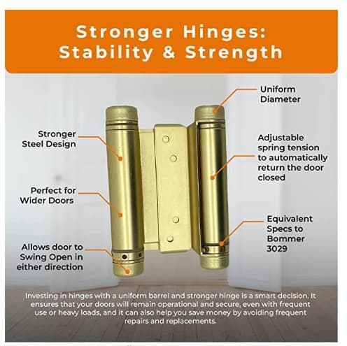Commercial Grade Spring Hinges 