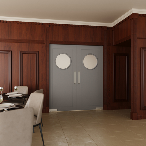 Double Maritime Swinging Doors for a Restaurant