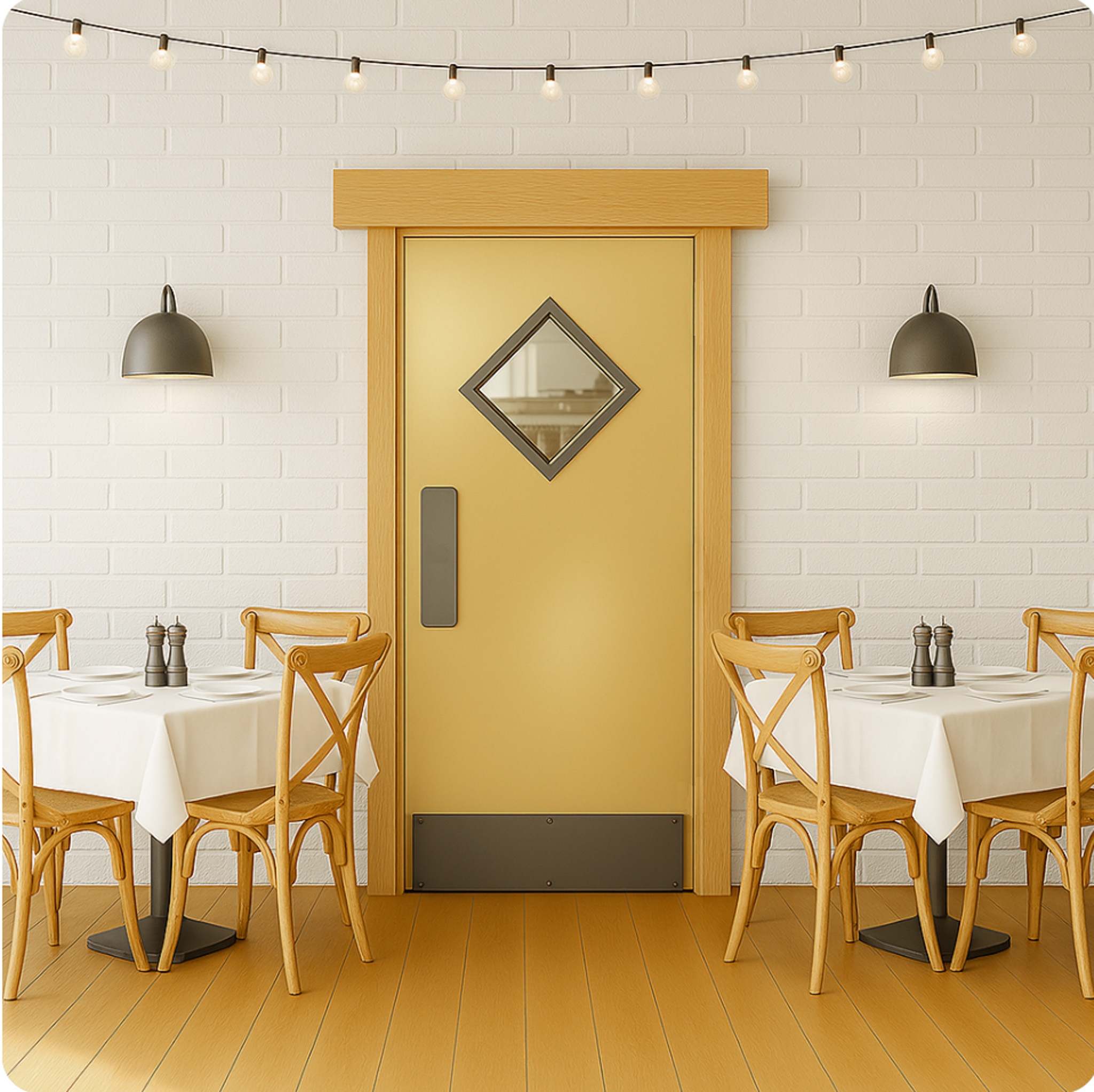 6" Double Action Spring Hinge | Saloon Door Hinge | Swinging Cafe Doors Hinge