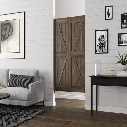 British Brace Barn Style Doors- Swinging Barn Doors 