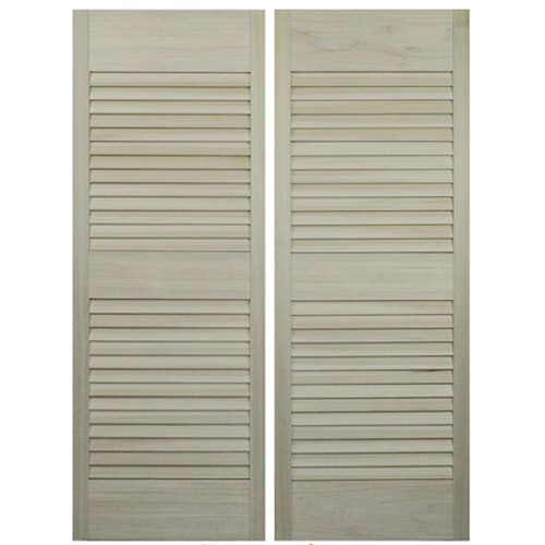 Custom Louvered Plantation Doors 