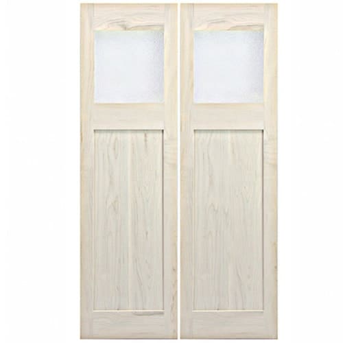 Soft Maple Swinging Modern Interior Shaker Panel Doors 
