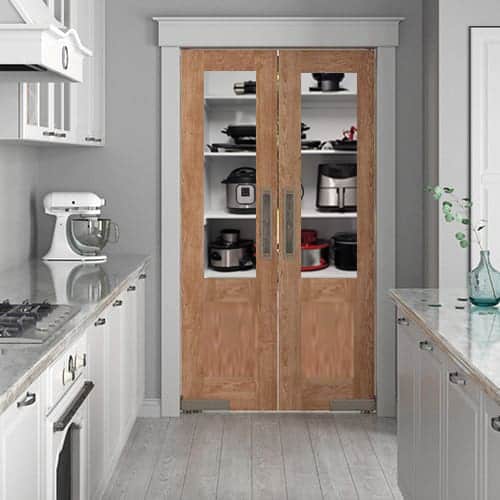 Beyond Boring: Stylish Pantry Door Options for Any Home - Swinging Cafe  Doors