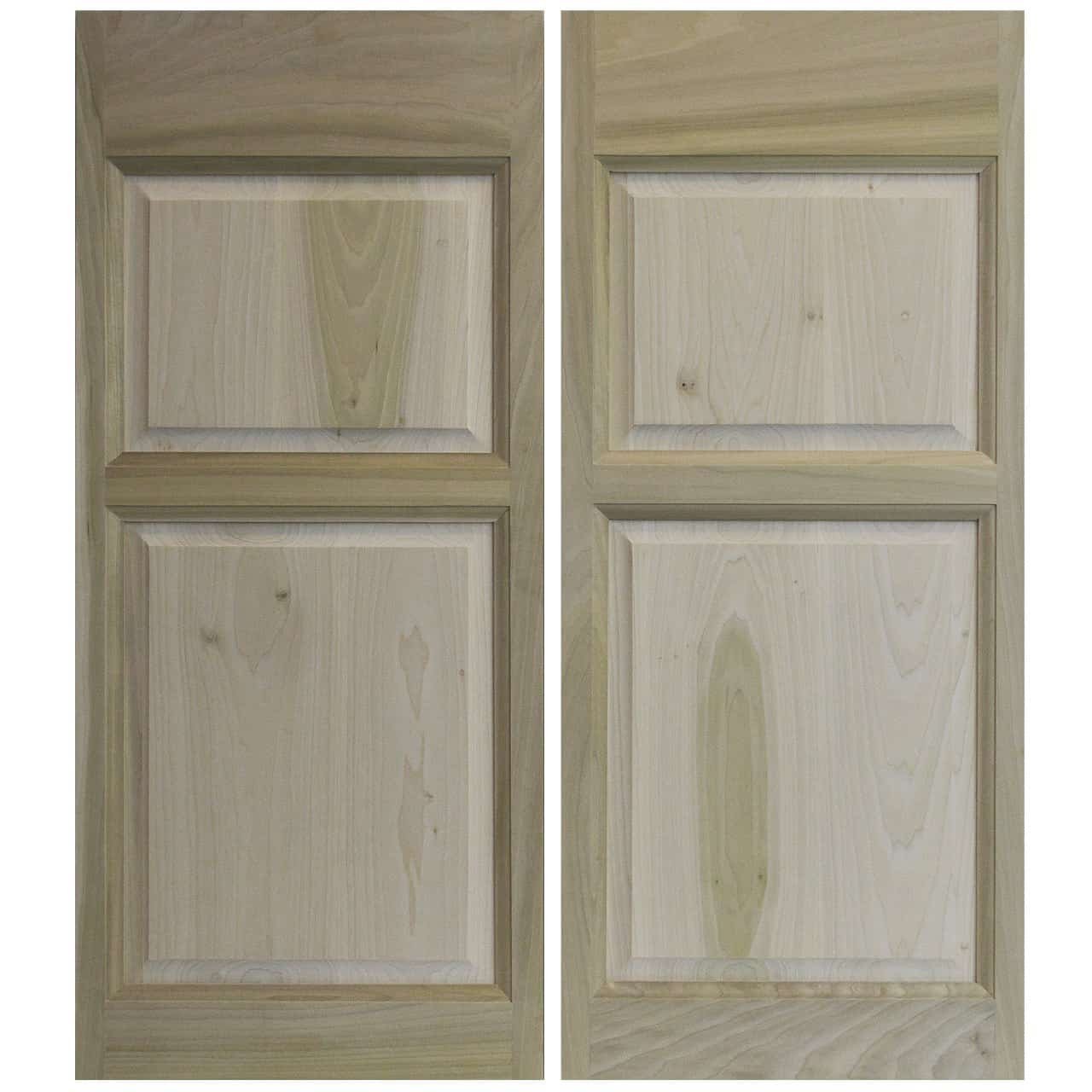 Poplar Colonial Raised Panel Saloon Doors 