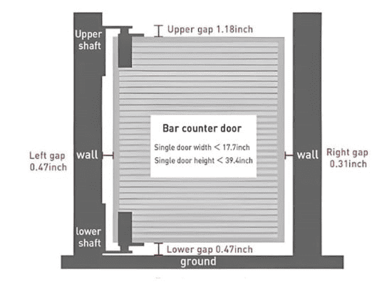 gravity double action pivot hinge instructions image