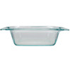 Pyrex C-222 Square Clear Glass Food Storage Casserole Baking  Dish
